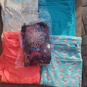 5 pairs of LuLaRoe leggings OS